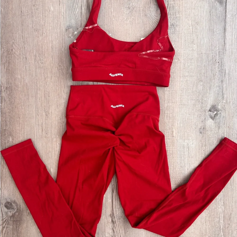 Red Athletic 2-piece Set - Picture 3 of 4